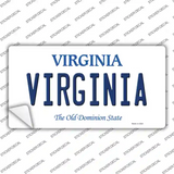 Virginia Novelty Sticker Decal Small