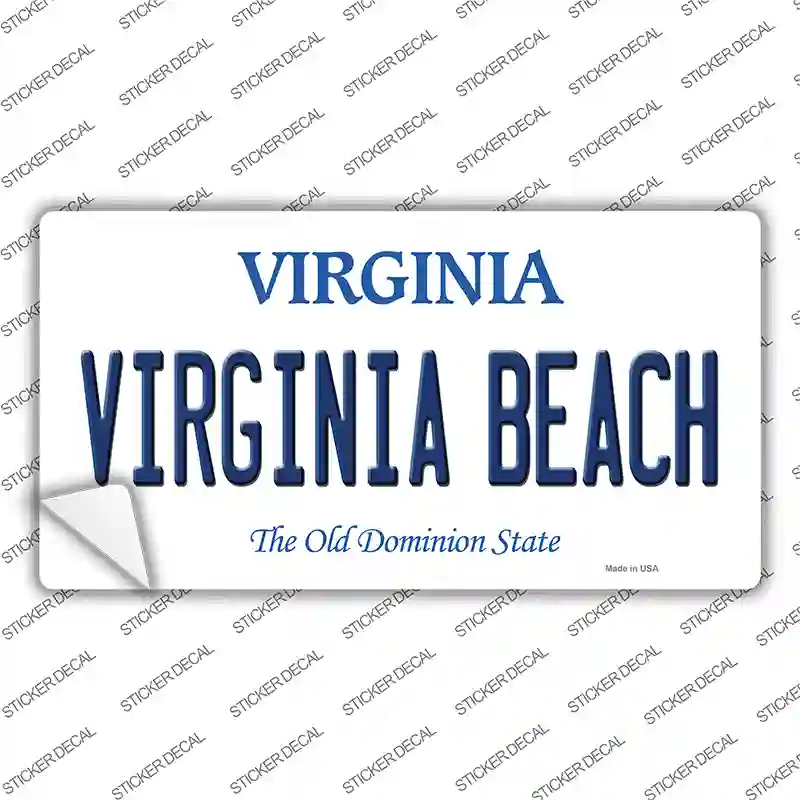 Virginia Beach Virginia Novelty Sticker Decal Small