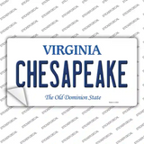 Chesapeake Virginia Novelty Sticker Decal Small