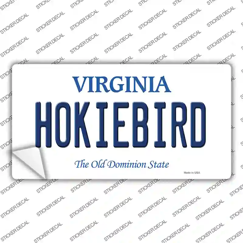 Hokiebird Virginia Novelty Sticker Decal Small