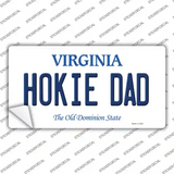 Hokie Dad Virginia Novelty Sticker Decal Small