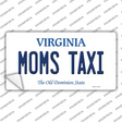 Moms Taxi Virginia Novelty Sticker Decal Small