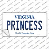 Princess Virginia Novelty Sticker Decal Small