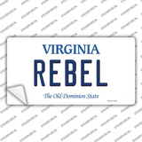 Rebel Virginia Novelty Sticker Decal Small