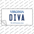 Diva Virginia Novelty Sticker Decal Small