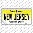 New Jersey Novelty Sticker Decal Small