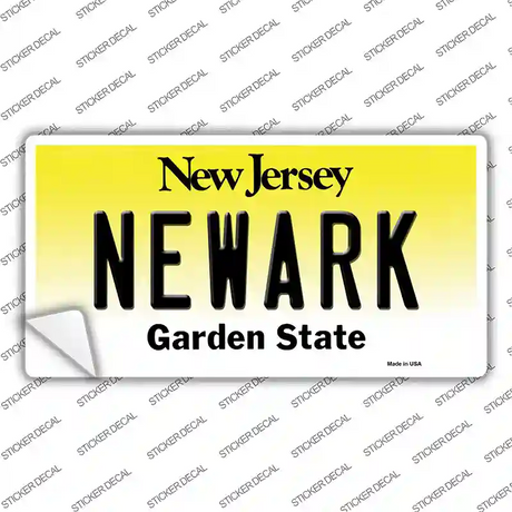 Newark New Jersey Novelty Sticker Decal Small