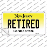 Retired New Jersey Novelty Sticker Decal Small