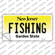 Fishing New Jersey Novelty Sticker Decal Small