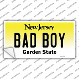 Bad Boy New Jersey Novelty Sticker Decal Small