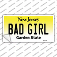 Bad Girl New Jersey Novelty Sticker Decal Small