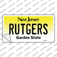 Rutgers New Jersey Novelty Sticker Decal Small