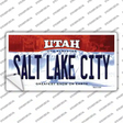 Salt Lake City Utah Novelty Sticker Decal Small