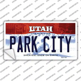 Park City Utah Novelty Sticker Decal Small