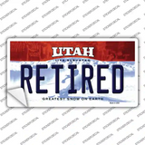 Retired Utah Novelty Sticker Decal Small