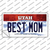 Best Mom Utah Novelty Sticker Decal Small