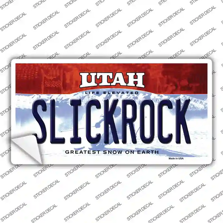 Slickrock Utah Novelty Sticker Decal Small