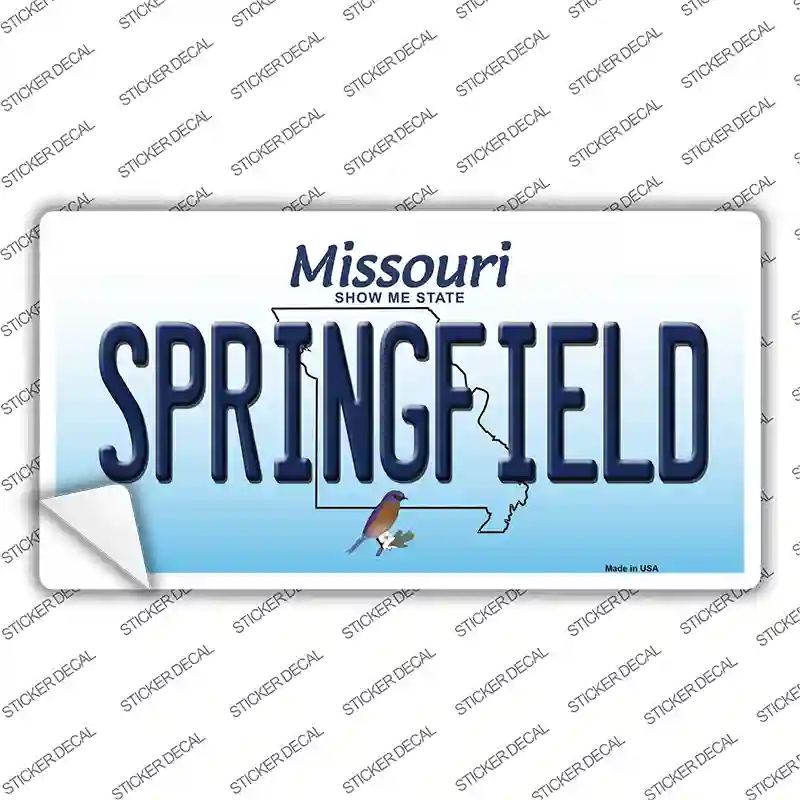 Springfield Missouri Novelty Sticker Decal Small