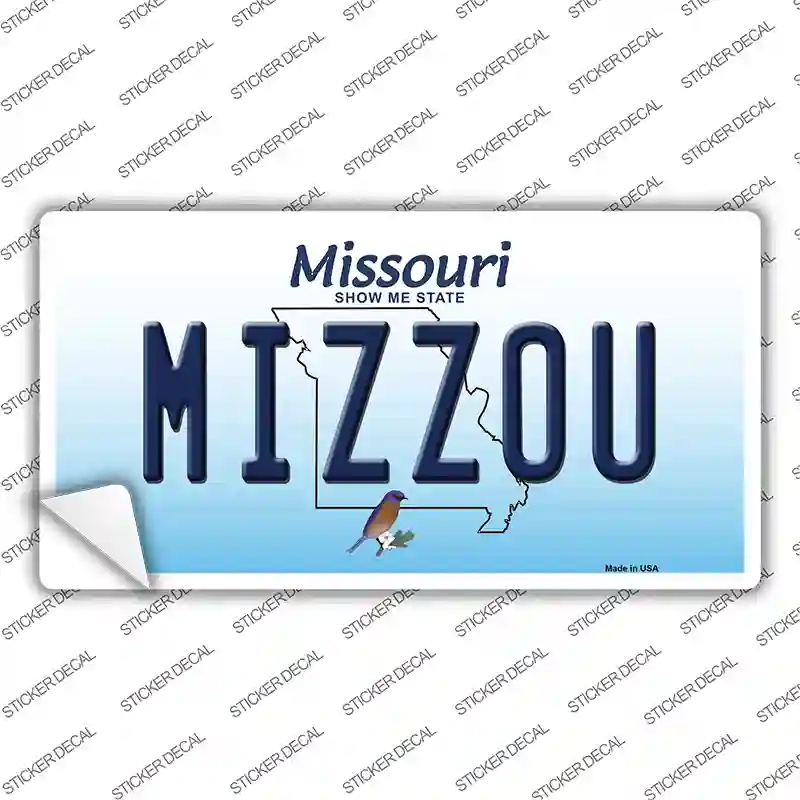 Mizzou Missouri Novelty Sticker Decal Small