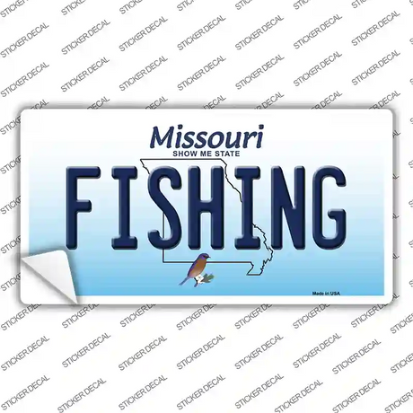 Fishing Missouri Novelty Sticker Decal Small