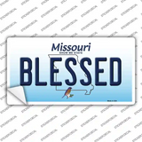 Blessed Missouri Novelty Sticker Decal Small