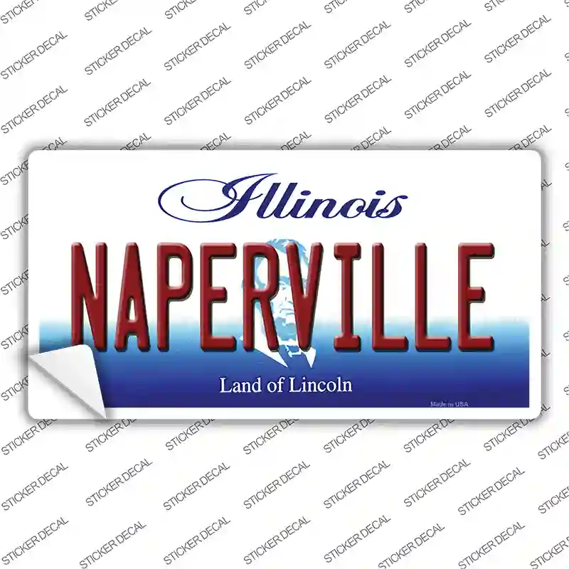 Naperville Illinois Novelty Sticker Decal Small