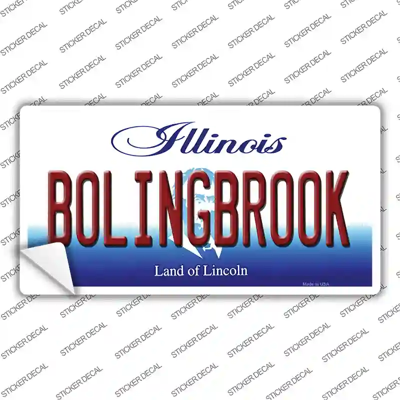 Bolingbrook Illinois Novelty Sticker Decal Small