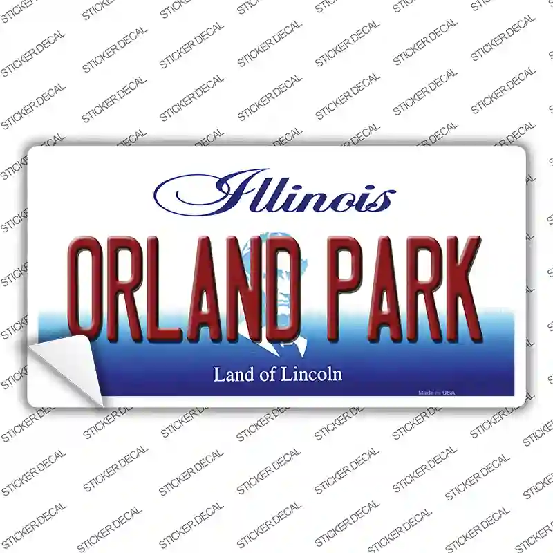 Orland Park Illinois Novelty Sticker Decal Small