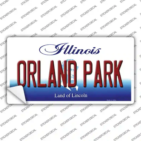 Orland Park Illinois Novelty Sticker Decal Small