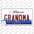 Grandma Illinois Novelty Sticker Decal Small