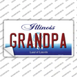 Grandpa Illinois Novelty Sticker Decal Small