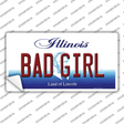 Bad Girl Illinois Novelty Sticker Decal Small