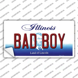 Bad Boy Illinois Novelty Sticker Decal Small