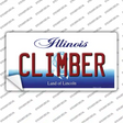 Climber Illinois Novelty Sticker Decal Small