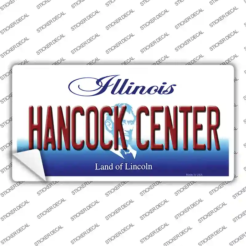 Hancock Center Illinois Novelty Sticker Decal Small