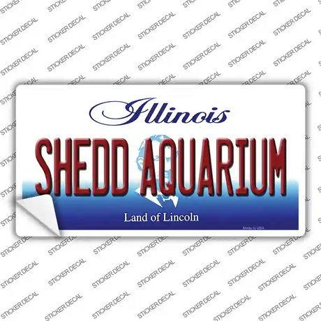 Shedd Aquarium Illinois Novelty Sticker Decal Small