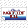 Magnificent Mile Illinois Novelty Sticker Decal Small