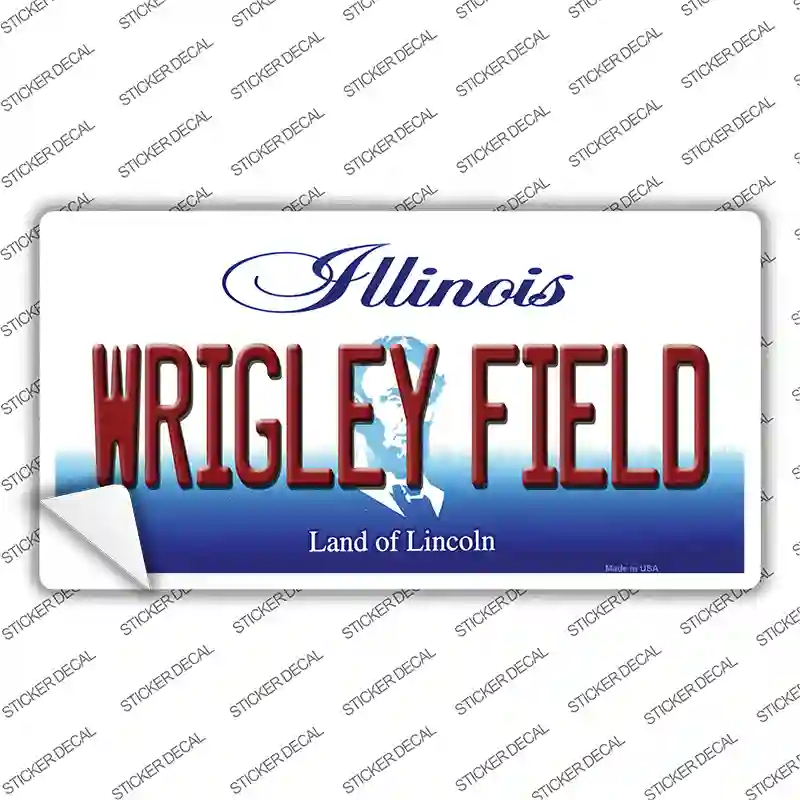 Wrigley Field Illinois Novelty Sticker Decal Small