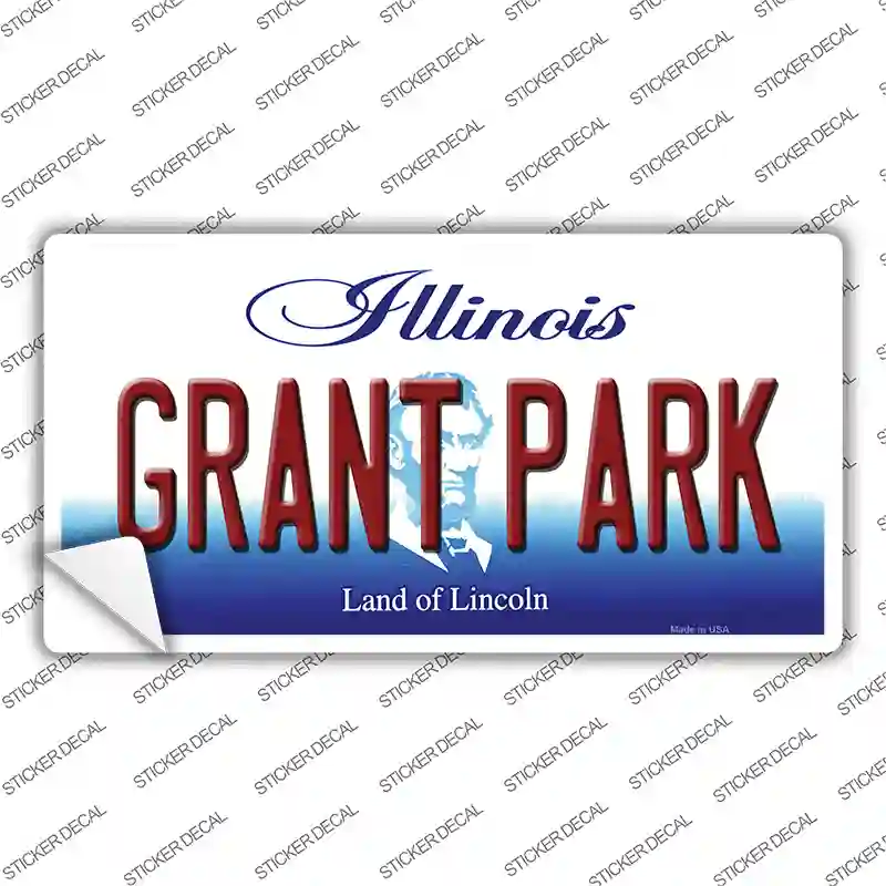 Grant Park Illinois Novelty Sticker Decal Small