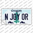 N Joy OR Oregon Novelty Sticker Decal Small