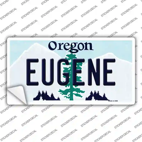 Eugene Oregon Novelty Sticker Decal Small