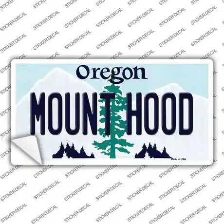 Mount Hood Oregon Novelty Sticker Decal Small