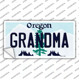 Grandma Oregon Novelty Sticker Decal Small