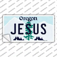 Jesus Oregon Novelty Sticker Decal Small