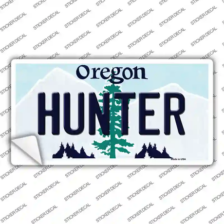 Hunter Oregon Novelty Sticker Decal Small