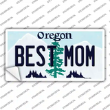 Best Mom Oregon Novelty Sticker Decal Small