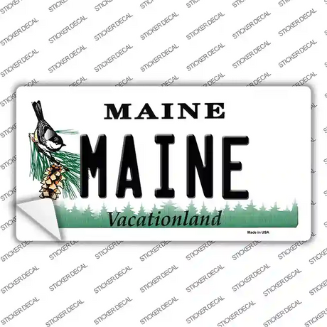 Maine Novelty Sticker Decal Small