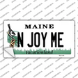 N Joy ME Maine Novelty Sticker Decal Small