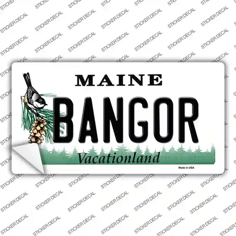 Bangor Maine Novelty Sticker Decal Small