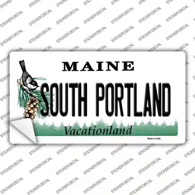 South Portland Maine Novelty Sticker Decal Small